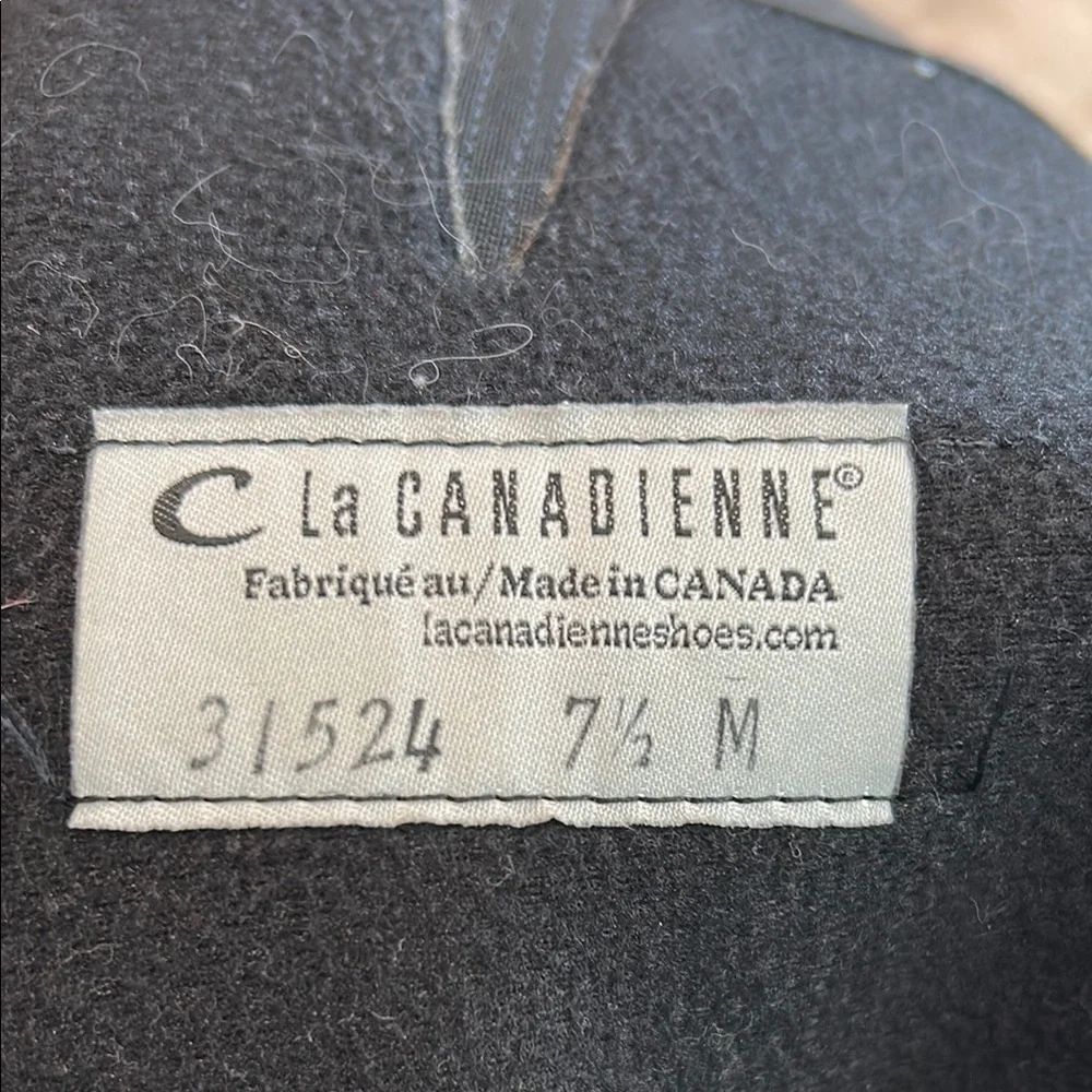 La CANADIENNE Waterproof Microfiber Black Boots Made in Canada